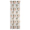 ZÁVĚS NA PÁSCE ROSE 135X270 CM VZOROVANÁ
