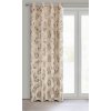 ZATEMŇOVACÍ ZÁVĚS NA KROUŽČÍCH GLORIA 140X250 CM VZOROVANÁ
