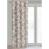 ZATEMŇOVACÍ ZÁVĚS NA KROUŽCÍCH DEMI 140X250 CM VZOROVANÁ