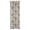 ZATEMŇOVACÍ ZÁVĚS NA KROUŽCÍCH GABI 140X250 CM VZOROVANÁ