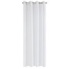 ZÁCLONA NA KROUŽCÍCH ESIM 140X250 CM BÍLÁ