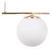 lampa sufitowa nowoczesny zyrandol zloto glamour siena e14
