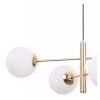 lampa sufitowa nowoczesny zyrandol glamour zloto gold vicenza e14