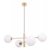 lampa sufitowa nowoczesny zyrandol glamour zloto gold vicenza e14
