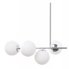 lampa sufitowa nowoczesny zyrandol chrom w stylu glamour siena e14