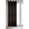 ZATEMŇOVACÍ ZÁVĚS NA KROUŽCÍCH ABELLA 135X250 CM ČERNÁ