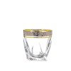 bohemia quadro zloto platyna szklanka whisky 6 szt