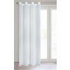 ZÁCLONA NA KROUŽCÍCH MIREA 140X260 CM BÍLÁ