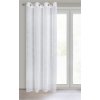 ZÁCLONA NA KROUŽCÍCH ELSI 140X250 CM BÍLÁ