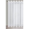 ZÁCLONA NA KROUŽCÍCH LENA 350X250 CM BÍLÁ