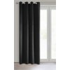 ZATEMŇOVACÍ ZÁVĚS NA KROUŽCÍCH PIERRE 140X250 CM ČERNÁ