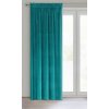 ZATEMŇOVACÍ ZÁVĚS NA PÁSCE SAMANTA 140X270 CM TYRKYSOVÁ