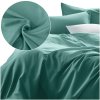 posciel satyna bawelniana ciemny turkus 042 160x20