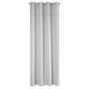ZÁVĚS NA KROUŽCÍCH DEFNE 135X260 CM ŠEDÁ