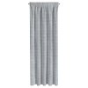 ZÁCLONA NA PÁSCE ARIA 140X300 CM ŠEDÁ