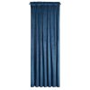 ZATEMŇOVACÍ ZÁVĚS NA PÁSCE ROSA 140X270 CM TMAVĚMODRÁ