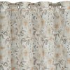 ZÁVĚS NA KROUŽCÍCH AMARA 140X250 CM KVĚTY