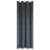 ZATEMŇOVACÍ ZÁVĚS NA KROUŽCÍCH ANTARA 140X270 CM GRAFITOVÁ