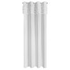 ZATEMŇOVACÍ ZÁVĚS NA KROUŽCÍCH ERIN 140X250 CM BÍLÁ