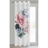 ZÁVĚS NA KROUŽCÍCH LIA, SADA 2KS 140X260 CM KVĚTY