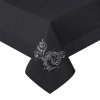 DEKORAČNÍ UBRUS 160X300 CM ČERNÝ