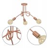 nowoczesna lampa 3 plomienna edison loft miedz
