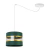 lampa wiszaca spider elegance gold z abazurem