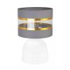 nowoczesna lampa stolowa elegance gold neli z abazurem