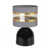 nowoczesna lampa stolowa elegance gold neli z abazurem