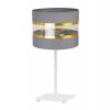 nowoczesna lampa stolowa elegance gold gia z abazurem