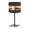 nowoczesna lampa stolowa elegance gold gia z abazurem