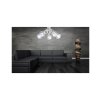 nowoczesna lampa sufitowa led chrom loft