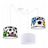 dziecieca lampa wiszaca z pilkarskim dekorem