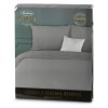 BAVLNĚNÉ LOŽNÍ POVLEČENÍ LANA1 160X200 CM, 2KS 70X80 CM TMAVĚŠEDÁ