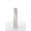 DEKORAČNÍ VÁZA RISO 8X8X32 CM KRÉMOVÁ