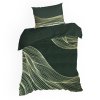 MAKOSATENOVÉ POVLEČENÍ PREMIUM3 160X200 CM, 2KS 70X80 CM ZELENÉ