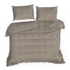 SATÉNOVÉ POVLEČENÍ NOVA3 200X220 CM, 2 KS 70X80 CM SVĚTLEHNĚDÉ