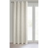 ZÁVĚS NA KROUŽCÍCH ROMA 140X250 CM PŘÍRODNÍ
