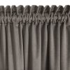 ZATEMŇOVACÍ ZÁVĚS NA PÁSCE MILO 140X300 CM ŠEDÁ