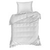 SATÉNOVÉ POVLEČENÍ LINDA 200X220 CM, 2 KS 70X80 CM BÍLÉ