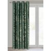 ZATEMŇOVACÍ ZÁVĚS NA KROUŽCÍCH TAMI 140X250 CM TMAVĚZELENÁ