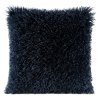 DEKORAČNÍ POVLAK NA POLŠTÁŘ SANA 45X45 CM TMAVĚMODRÁ