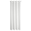 ZÁCLONA NA KROUŽCÍCH ROSSI 135X250 CM BÍLÁ