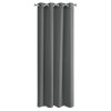 ZÁVĚS NA KRÚŽKOCH RITA 140X250 CM GRAFITOVÁ
