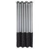 ZÁCLONA NA KROUŽCÍCH MARION 140X250 CM ČERNÁ