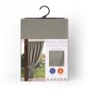 ZAHRADNÍ VODĚODOLNÝ ZÁVĚS NA PÁSCE GARDEN 155X200 CM TMAVĚBÉŽOVÁ