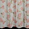 ZÁVĚS NA KROUŽCÍCH MĚLA 140X250 CM KVĚTY