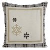 VÁNOČNÍ GOBELÍNOVÝ DEKORAČNÍ POVLAK NA POLŠTÁŘ ANGEL 45X45 CM VZOROVANÁ