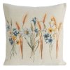 GOBELÍNOVÝ DEKORAČNÍ POVLAK NA POLŠTÁŘ NATUR 45X45 CM KVĚTY