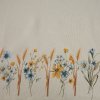 GOBELÍNOVÝ UBRUS NATUR 140X180 CM KVĚTY